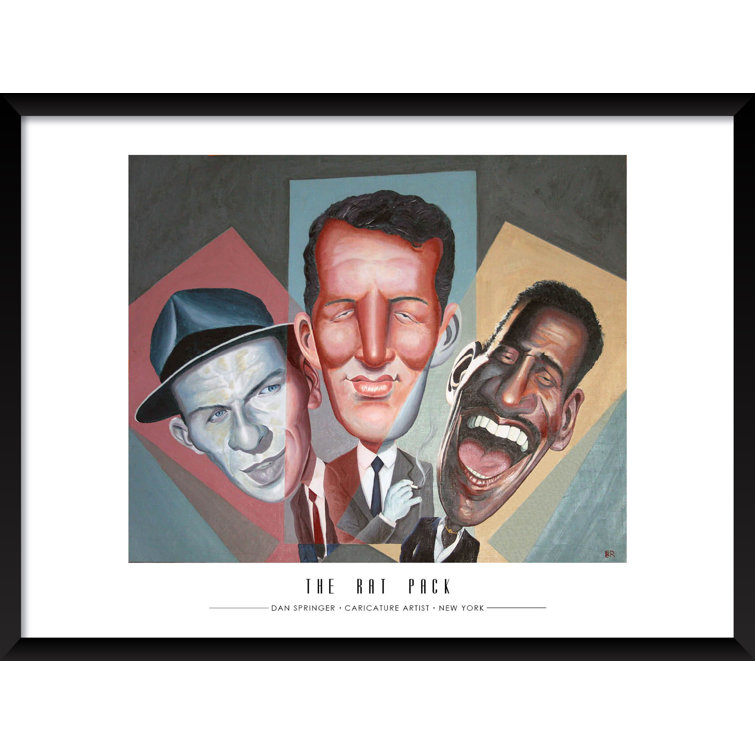 Artography Limited The Rat Pack Framed On Paper Poster Wayfair Canada